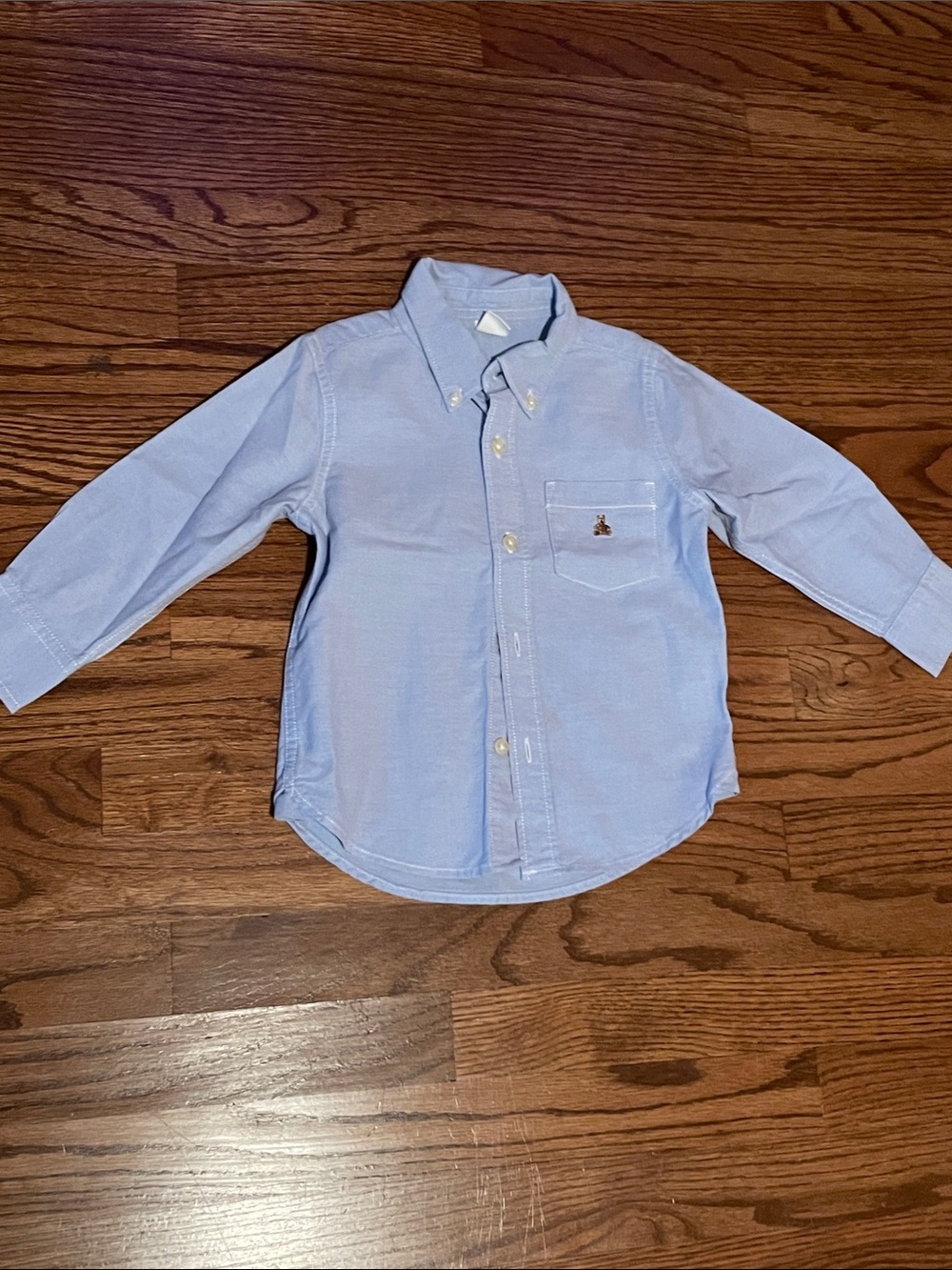 GAP Light Blue Button-Down Shirt for Kids